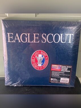 Retired BSA Eagle Scout Bonded Leather Scrapbook 1996 New Scout Stuff